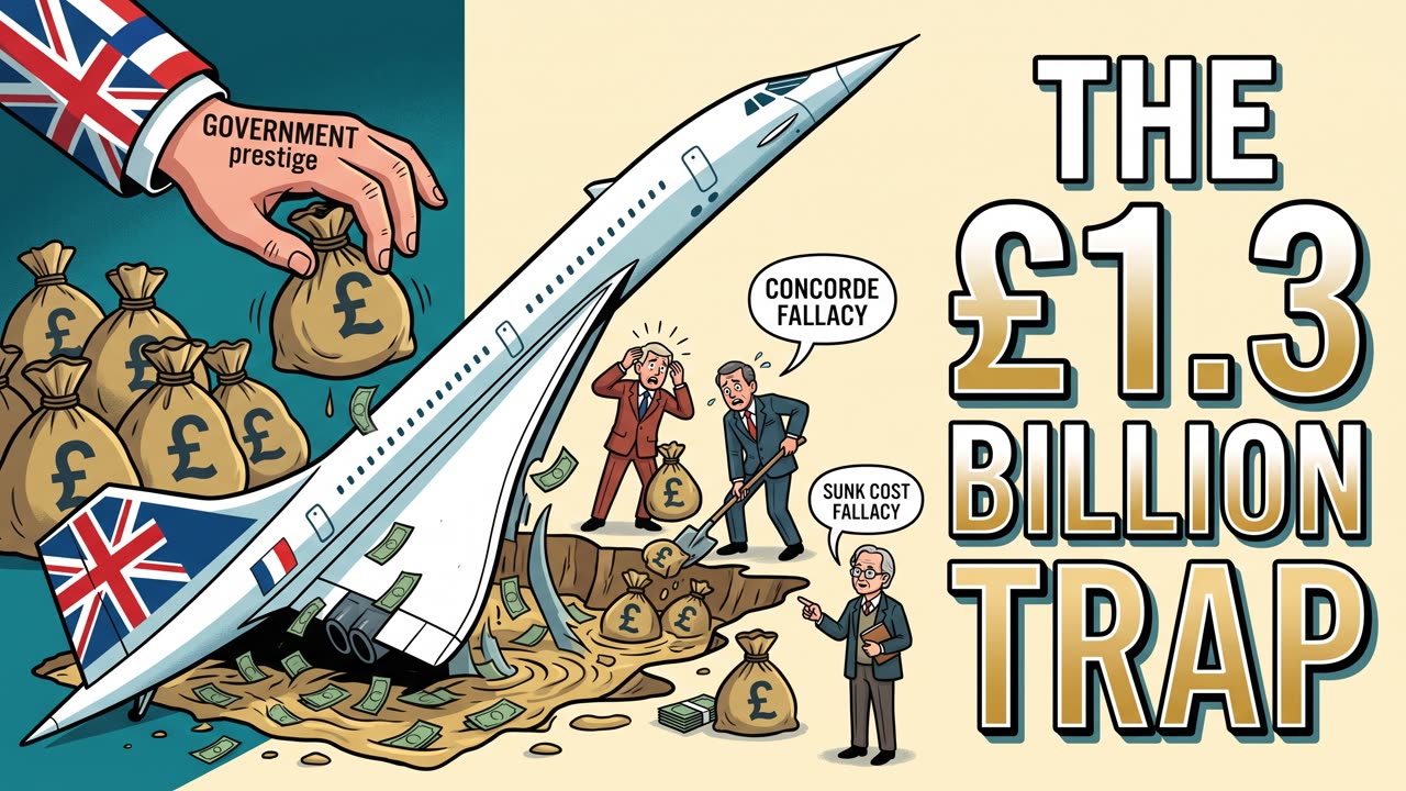 Concorde's £1.3 Billion Failure Created the Sunk Cost Fallacy