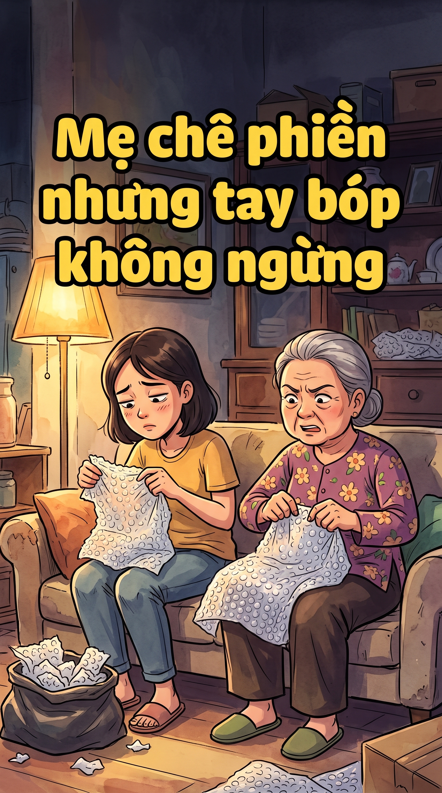 Mẹ chê phiền nhưng tay bóp không ngừng | Mẹ Chồng Nàng Dâu