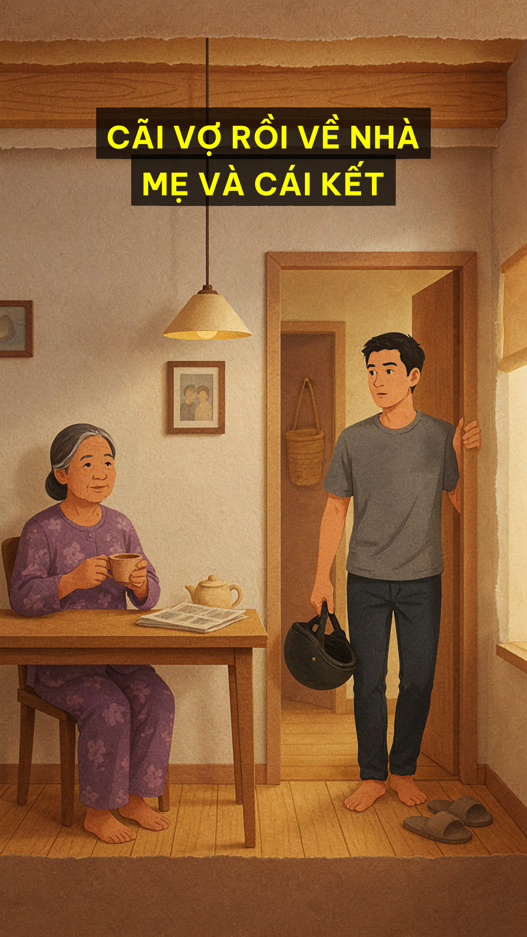 Cãi vợ, về nhà mẹ ngủ nhờ | Mẹ Chồng Nàng Dâu
