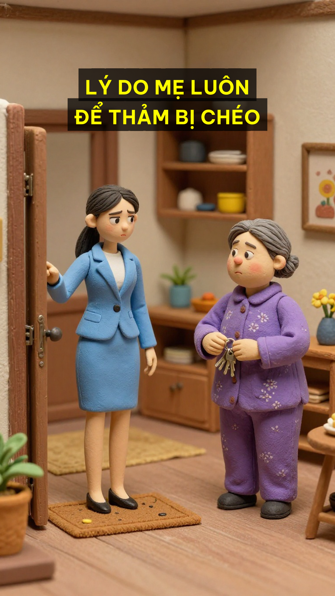Tấm thảm chéo trước cửa | Mẹ Chồng Nàng Dâu