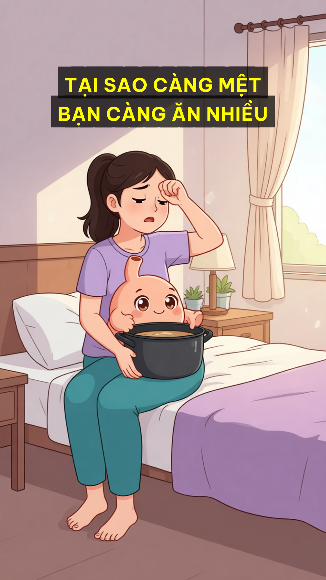 Tại sao càng mệt bạn càng ăn nhiều | Sống Lâu Sống Khỏe