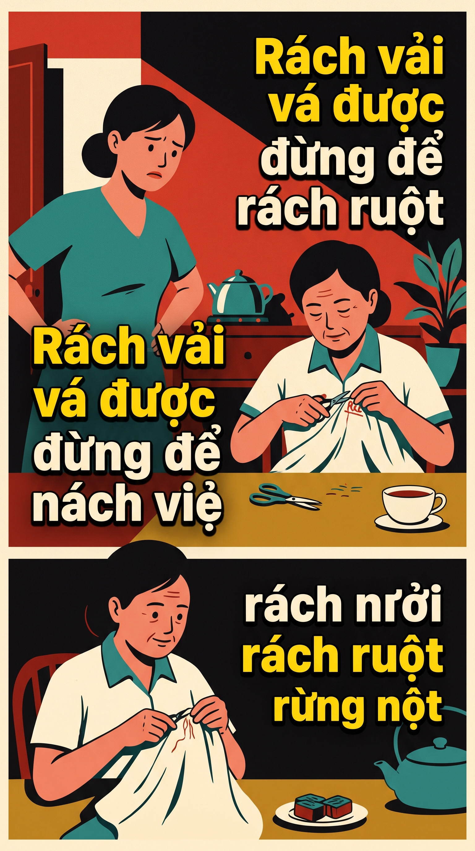 Rách vải vá được đừng để rách ruột | Mẹ Chồng Nàng Dâu