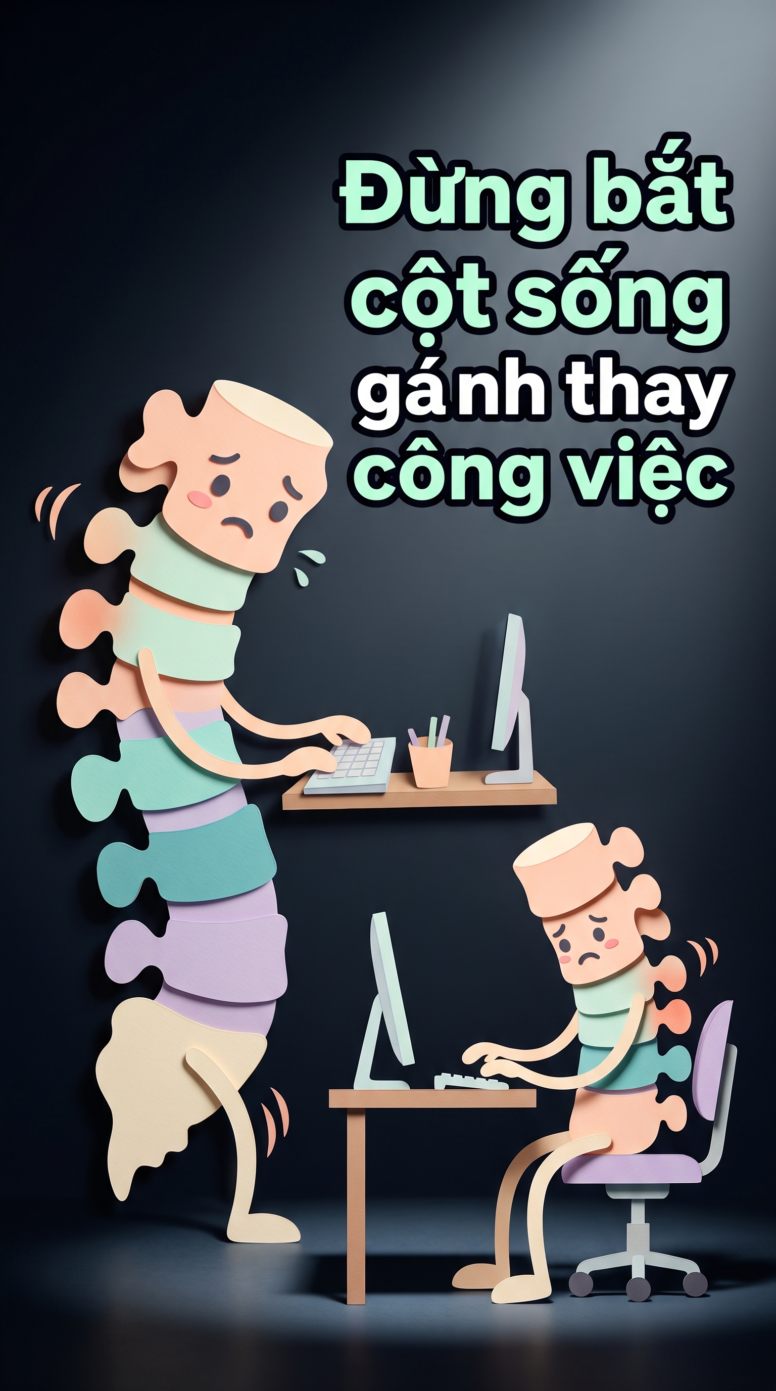 Đừng bắt cột sống gánh thay công việc | Sống Lâu Sống Khỏe