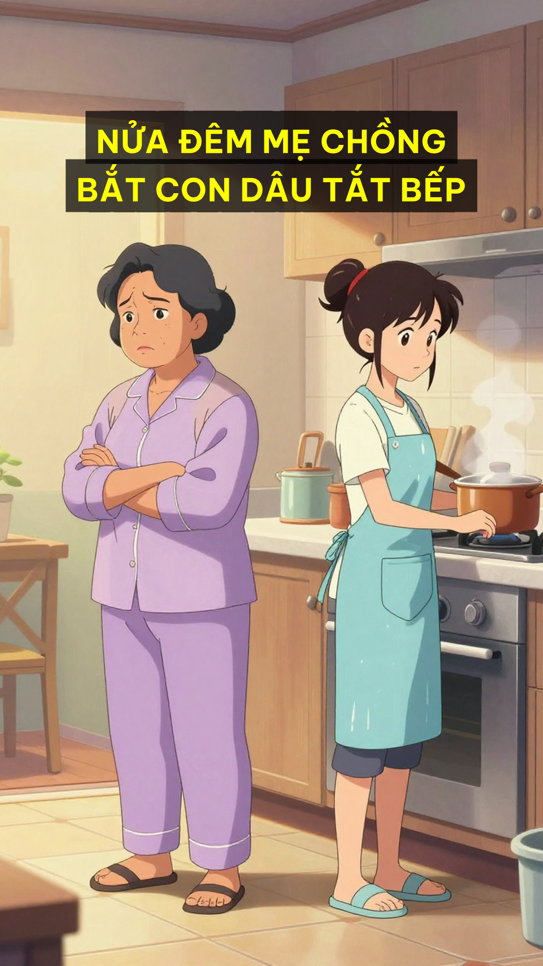 Nửa đêm mẹ chồng bắt con dâu tắt bếp | Mẹ Chồng Nàng Dâu