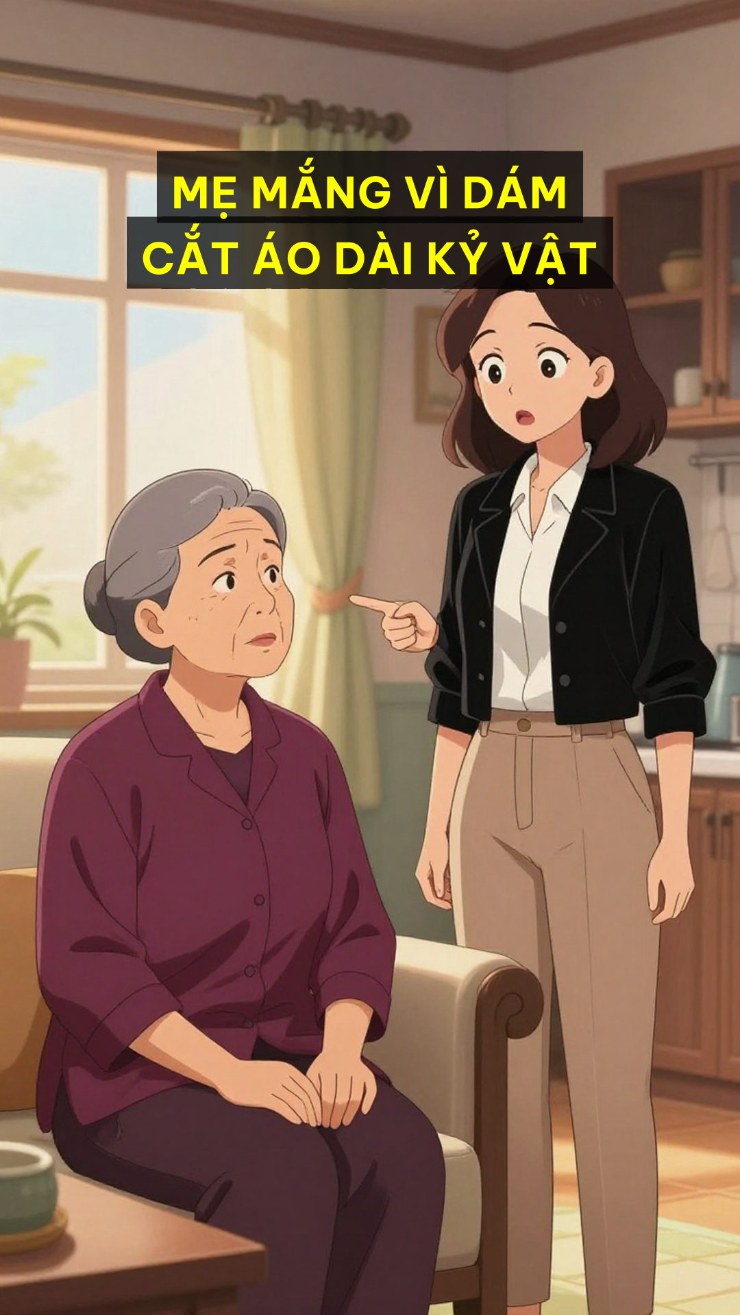 Mẹ mắng vì dám cắt áo dài kỷ vật | Mẹ Chồng Nàng Dâu