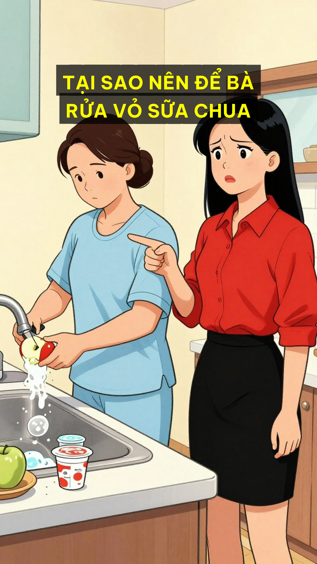 Tại sao nên để bà rửa vỏ sữa chua | Mẹ Chồng Nàng Dâu