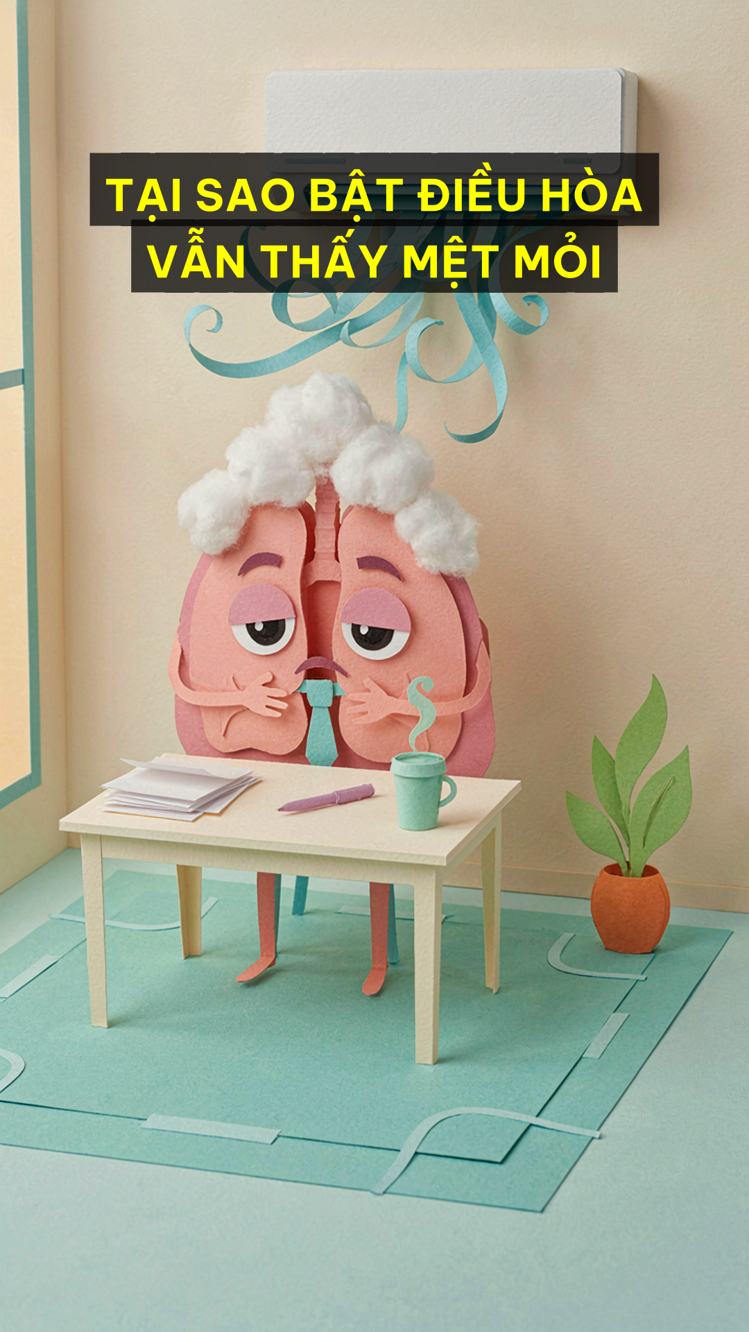 Tại sao bật điều hòa vẫn thấy mệt mỏi | Sống Lâu Sống Khỏe