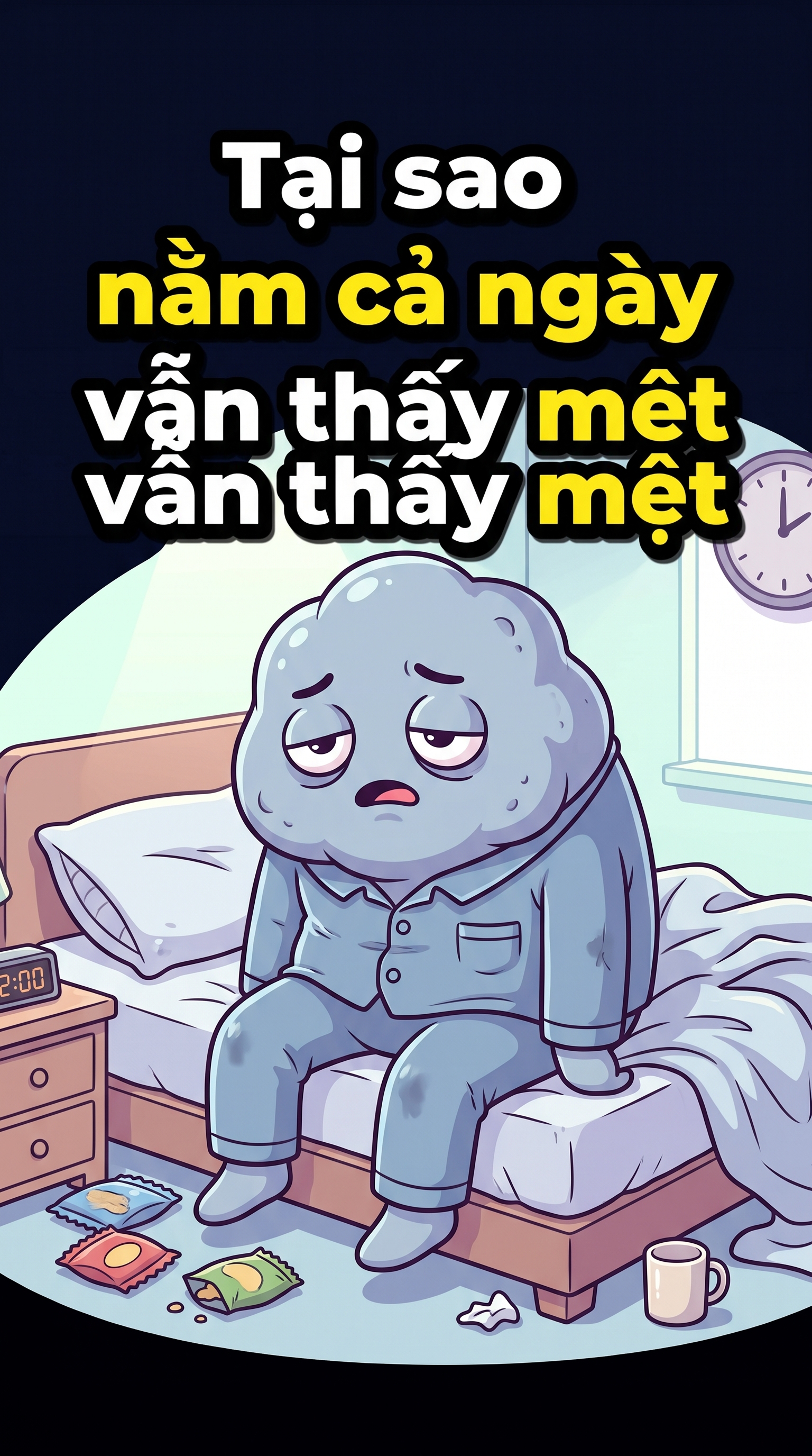 Tại sao nằm cả ngày vẫn thấy mệt | Sống Lâu Sống Khỏe