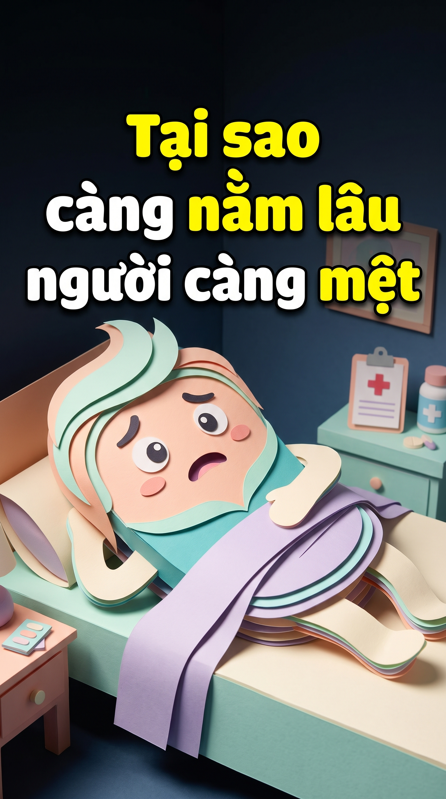 Tại sao càng nằm lâu người càng mệt | Sống Lâu Sống Khỏe