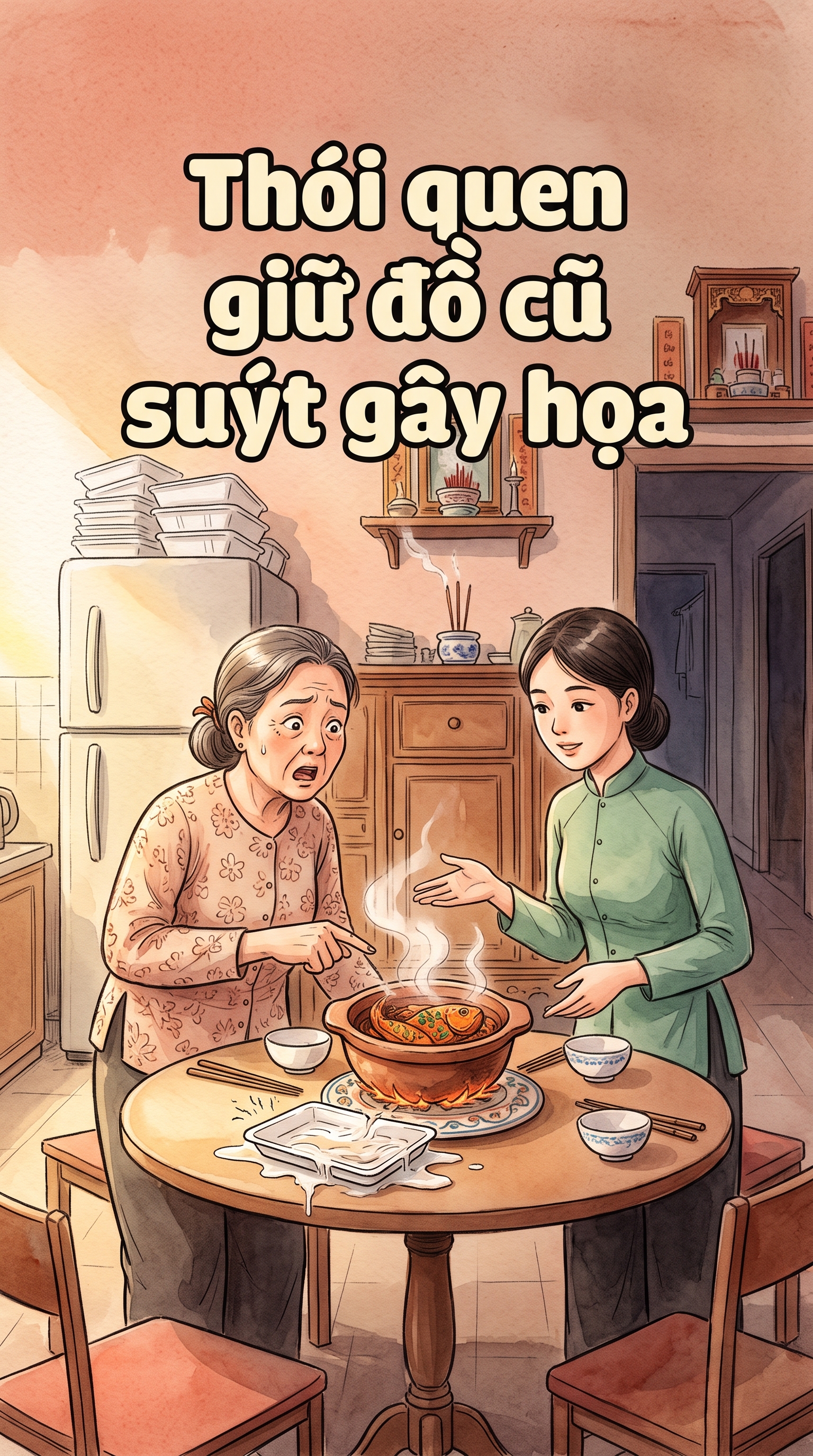 Thói quen giữ đồ cũ suýt gây họa | Mẹ Chồng Nàng Dâu