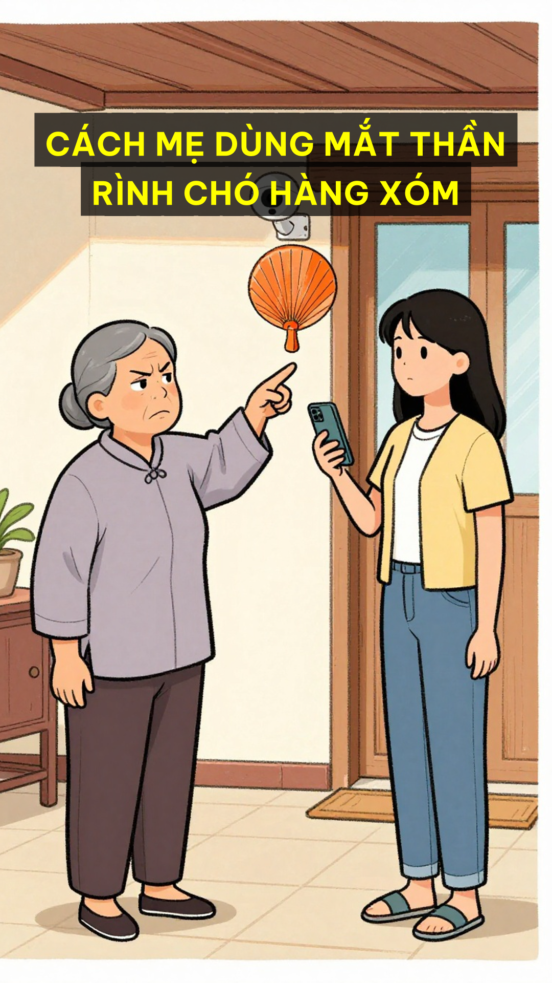 Cách mẹ dùng mắt thần rình chó hàng xóm | Mẹ Chồng Nàng Dâu